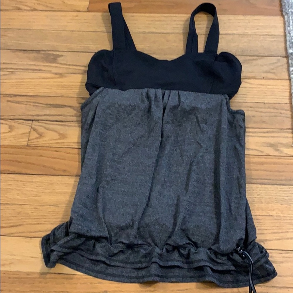 Lululemon tank with built in bra.
